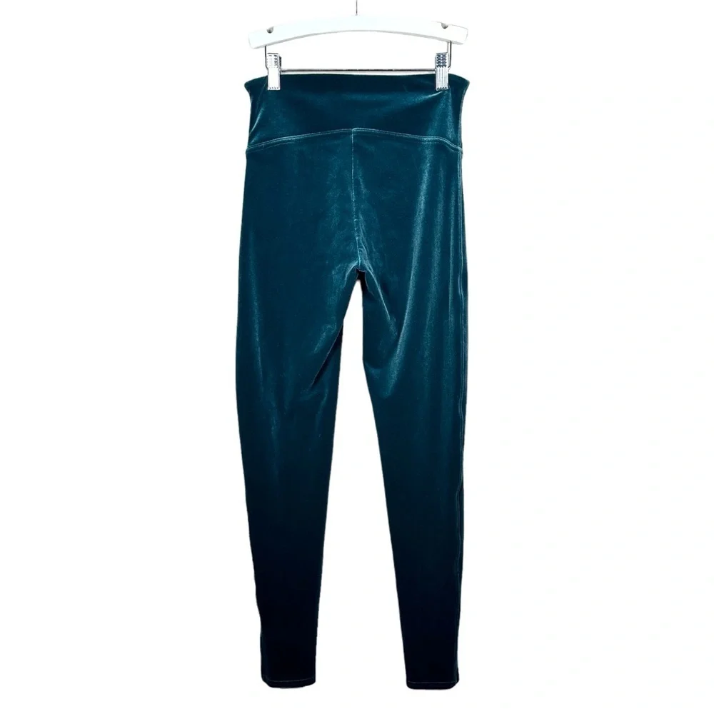 SPANX Velvet Tummy Control Malachite High Rise Leggings - Picture 5 of 10